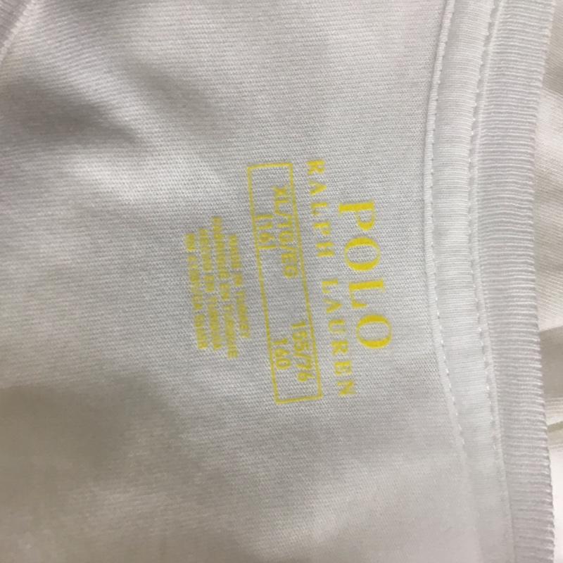 ポロラルフローレン POLO RALPH LAUREN Tシャツ 半袖 クルーネック フラワープリント XL ロゴ、文字 白 / ホワイト /  レディース USED 古着 中古 10118828