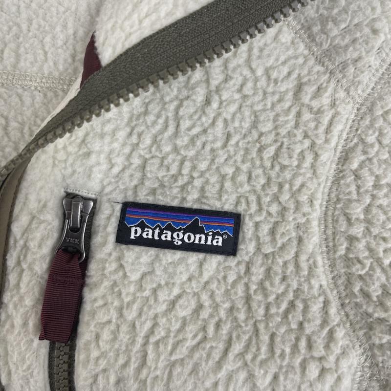 パタゴニア patagonia ジャケット、上着 ジャンパー、ブルゾン 17aw レトロ パイル フーディ ボア フリース ジャケット 22805fa17 XS オフホワイト / オフホワイト / レディース USED 古着 中古 50160000