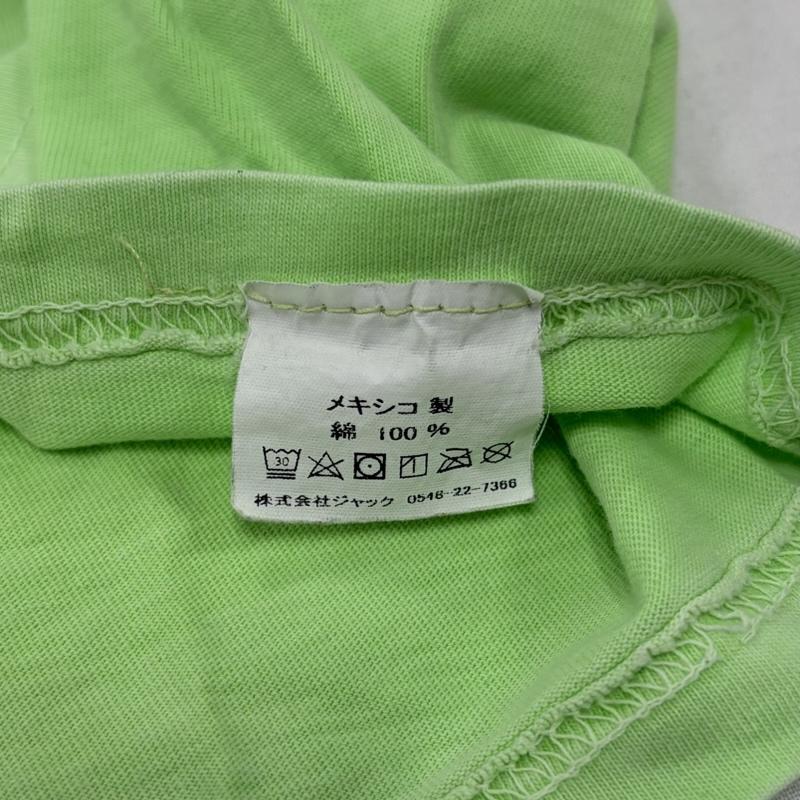 ステューシー STUSSY Tシャツ 半袖 半袖 クルーネック Tシャツ ウルフ トランプ プリント グラフィック メキシコ製 L プリント 黄緑 / イエローグリーン / X マルチカラー / マルチカラー / multicolor メンズ USED 古着 中古 50160001