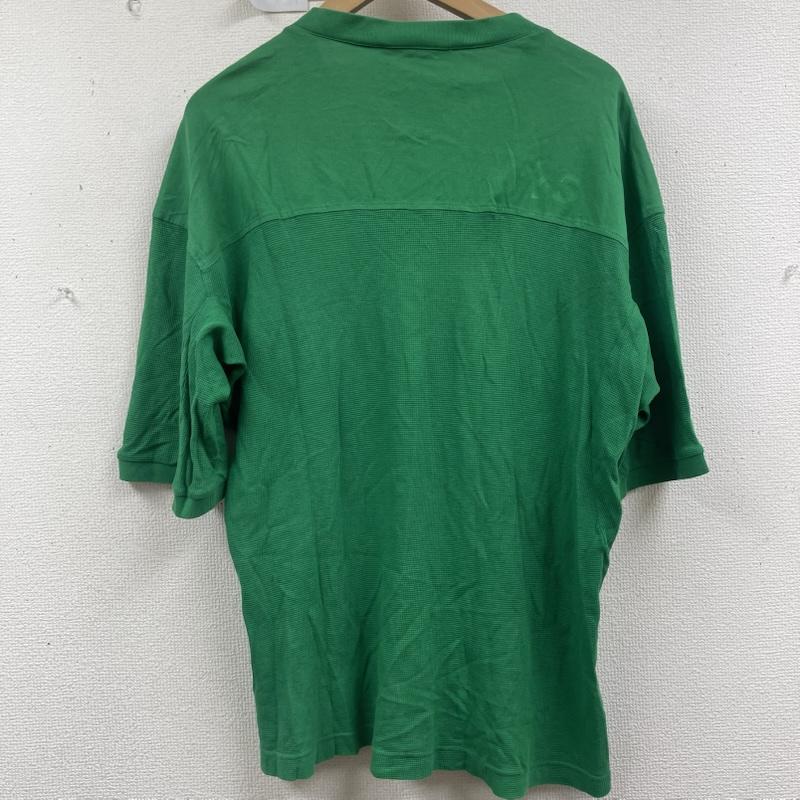 ワイスリー Y-3 Tシャツ 半袖 Vネック フットボール 切り替えし Tシャツ カットソー XS 緑 / グリーン / green メンズ USED 古着 中古 50160008