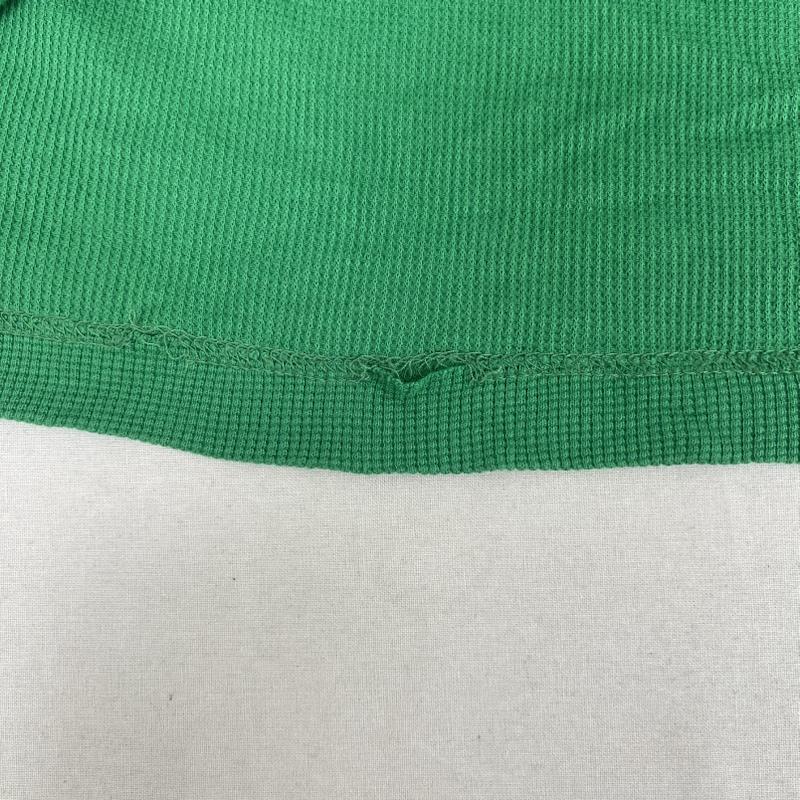 ワイスリー Y-3 Tシャツ 半袖 Vネック フットボール 切り替えし Tシャツ カットソー XS 緑 / グリーン / green メンズ USED 古着 中古 50160008