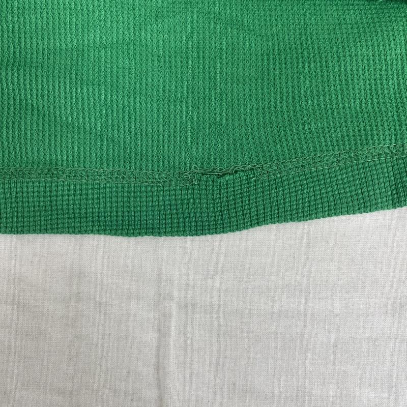 ワイスリー Y-3 Tシャツ 半袖 Vネック フットボール 切り替えし Tシャツ カットソー XS 緑 / グリーン / green メンズ USED 古着 中古 50160008