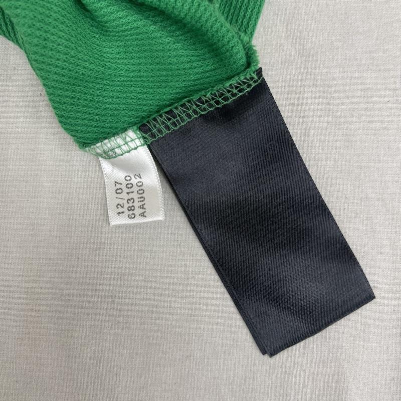 ワイスリー Y-3 Tシャツ 半袖 Vネック フットボール 切り替えし Tシャツ カットソー XS 緑 / グリーン / green メンズ USED 古着 中古 50160008