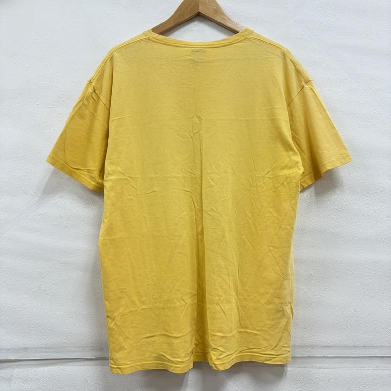 ステューシー STUSSY Tシャツ 半袖 OLD オールド 半袖 ロゴ プリント Tシャツ メキシコ製 L ロゴ、文字 X プリント 黄 / イエロー / yellow X 青 / ブルー / blue メンズ USED 古着 中古 50160012