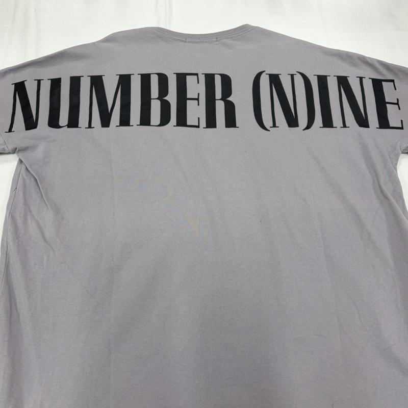 ナンバーナイン NUMBER (N)INE Tシャツ 半袖 半袖 オーバーサイズ ビックシルエット 両面 プリント ロゴ ポケット Tシャツ フリークスストア 別注 S ロゴ、文字 X プリント 灰 / グレー / gray X 紫 / パープル / purple X 黒 / ブラック / black メンズ USED 古着 中古 50160020