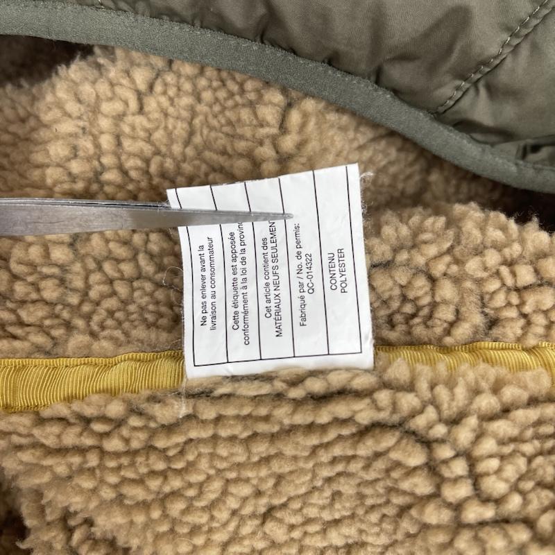 パタゴニア patagonia ジャケット、上着 ダウンジャケット キッズ リバーシブル レディ フレディ フーディ 68095 XXL カーキ / カーキ / khaki レディース USED 古着 中古 50160026