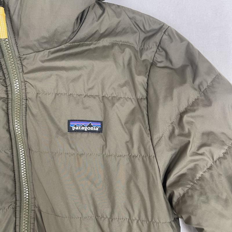 パタゴニア patagonia ジャケット、上着 ダウンジャケット キッズ リバーシブル レディ フレディ フーディ 68095 XXL カーキ / カーキ / khaki レディース USED 古着 中古 50160026