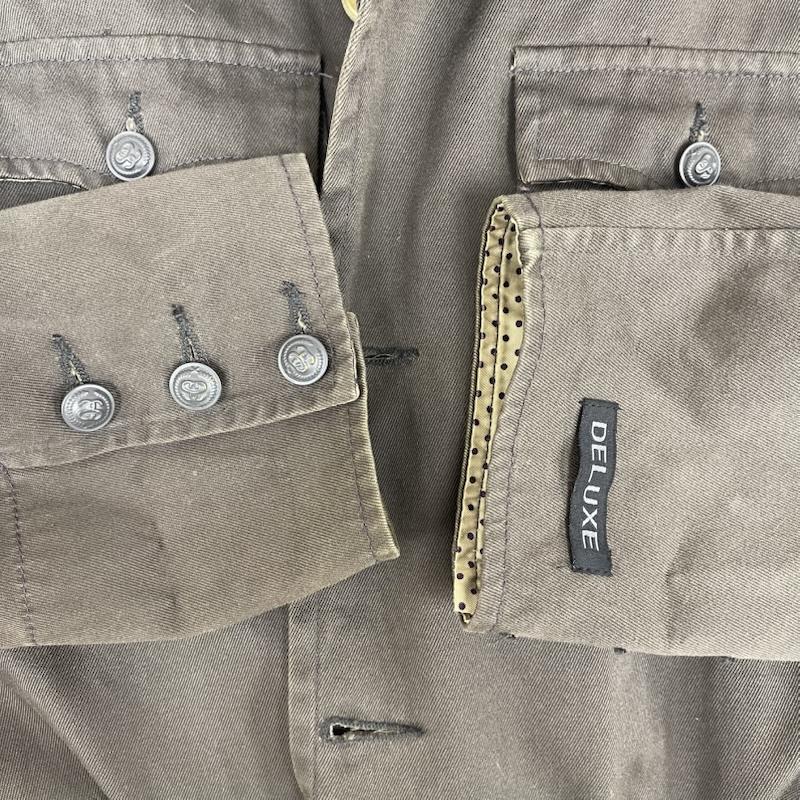 ステューシー STUSSY ジャケット、上着 ジャケット、ブレザー 紫タグ 裏地 ドット柄 シャツ ジャケット カバーオール S ダークブラウン / ダークブラウン / メンズ USED 古着 中古 50160029