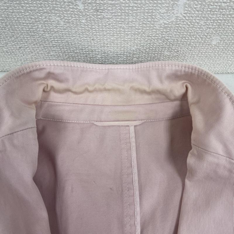 ジルサンダー JIL SANDER ジャケット、上着 ジャケット、ブレザー イタリア製 ノッチドラペル コットン テーラード ジャケット 46 桃 / ピンク / pink メンズ USED 古着 中古 50160030