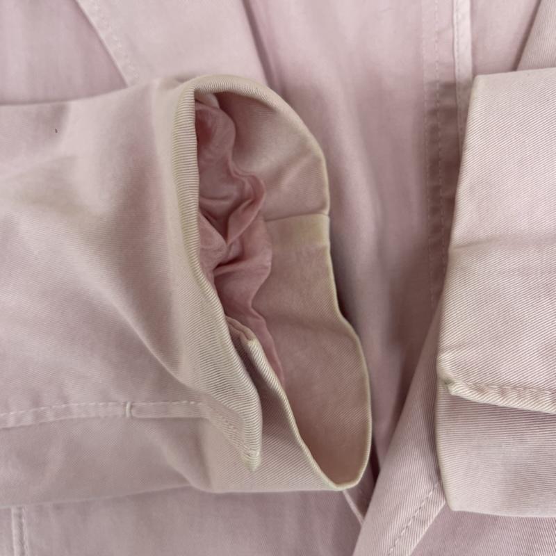 ジルサンダー JIL SANDER ジャケット、上着 ジャケット、ブレザー イタリア製 ノッチドラペル コットン テーラード ジャケット 46 桃 / ピンク / pink メンズ USED 古着 中古 50160030