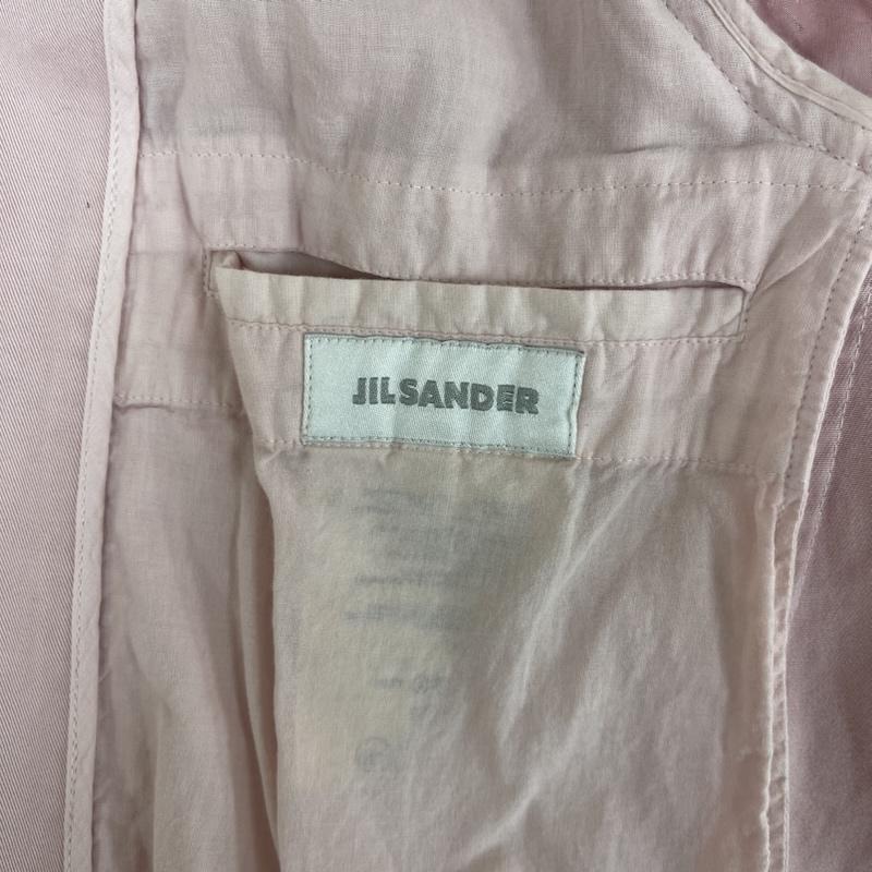 ジルサンダー JIL SANDER ジャケット、上着 ジャケット、ブレザー イタリア製 ノッチドラペル コットン テーラード ジャケット 46 桃 / ピンク / pink メンズ USED 古着 中古 50160030