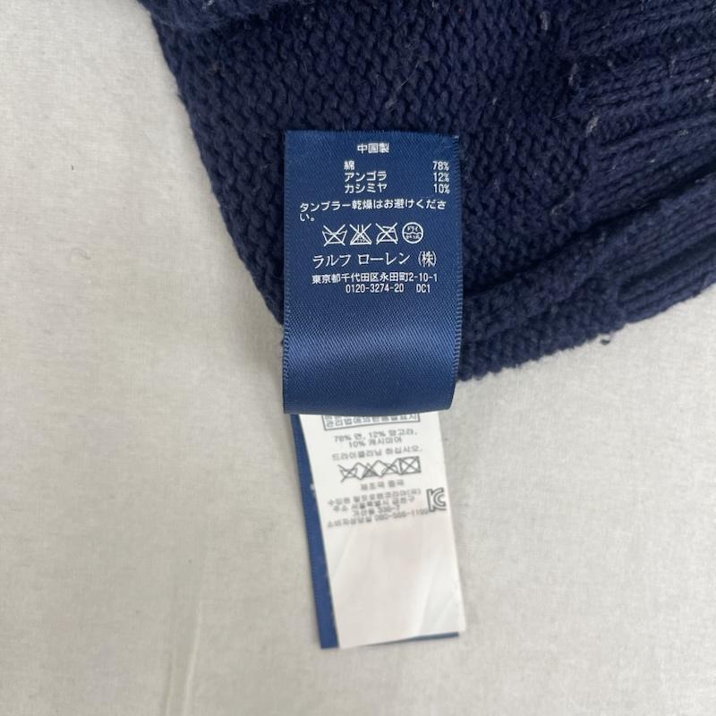 ポロバイラルフローレン Polo by RALPH LAUREN ニット、セーター 長袖 厚手 ニット トナカイ ノルディック セーター 0187209gh M 紺 / ネイビー / navy メンズ USED 古着 中古 50160031