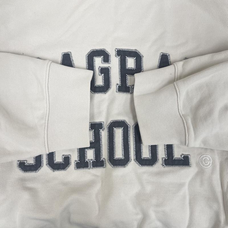 パラグラフ PARAGRAPH トレーナー 長袖 ロゴ刺繍 プルオーバー スウェット トレーナー 1191084 FREE オフホワイト / オフホワイト / メンズ USED 古着 中古 50160040