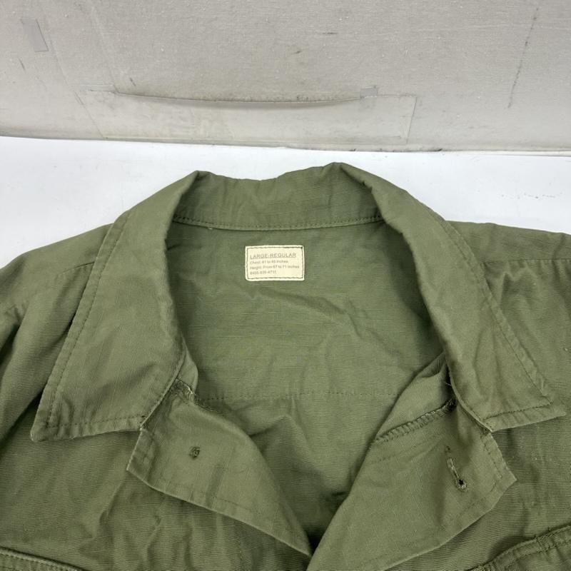 古着 USED ジャケット、上着 ジャンパー、ブルゾン 60s US.ARMY ジャングルファティーグ ミリタリー ジャケット 8405-935-4711 L カーキオリーブ / カーキオリーブ / メンズ USED 古着 中古 50160041