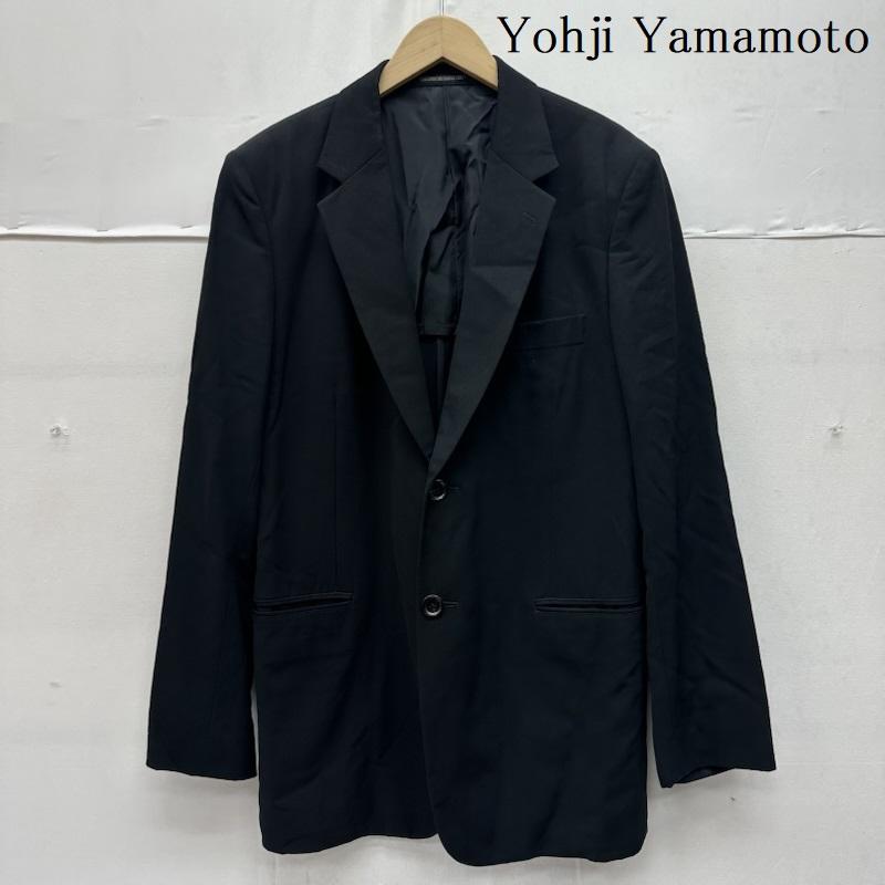ヨウジヤマモト Yohji Yamamoto ジャケット、上着 ジャケット、ブレザー COSTUME D’HOMME テーラード ジャケット HV-J86-150 3 黒 / ブラック / black メンズ USED 古着 中古 50160044