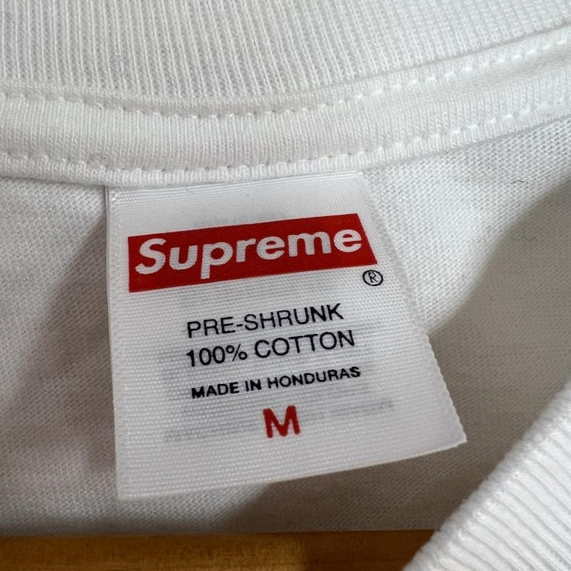 シュプリーム Supreme Tシャツ 半袖 25FW Split Tee スプリット ロゴ Tシャツ M 白 / ホワイト / white メンズ USED 古着 中古 50160045