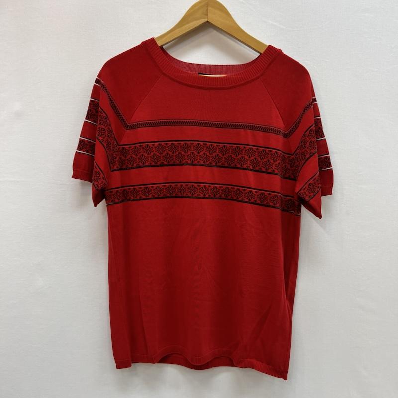 エンポリオアルマーニ EMPORIO ARMANI ニット、セーター 半袖 半袖 コットン ニット S 赤 / レッド / red メンズ USED 古着 中古 50160047