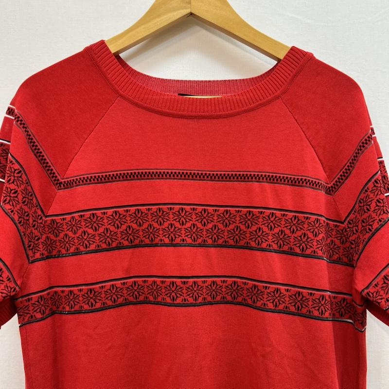 エンポリオアルマーニ EMPORIO ARMANI ニット、セーター 半袖 半袖 コットン ニット S 赤 / レッド / red メンズ USED 古着 中古 50160047