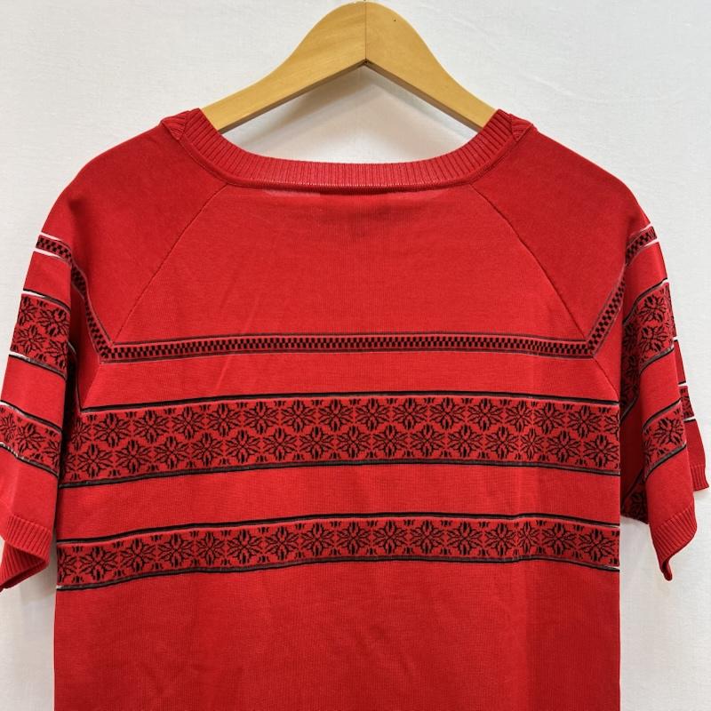 エンポリオアルマーニ EMPORIO ARMANI ニット、セーター 半袖 半袖 コットン ニット S 赤 / レッド / red メンズ USED 古着 中古 50160047