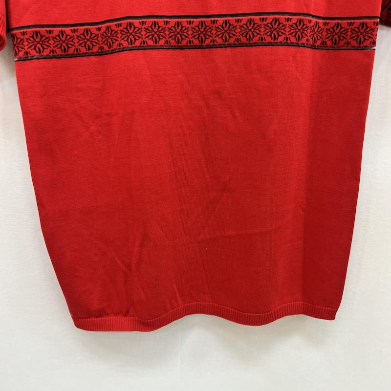 エンポリオアルマーニ EMPORIO ARMANI ニット、セーター 半袖 半袖 コットン ニット S 赤 / レッド / red メンズ USED 古着 中古 50160047