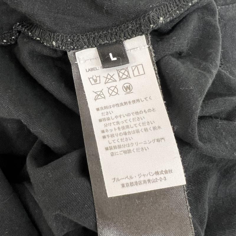 バルマン BALMAIN Tシャツ 半袖 ロゴ Tシャツ L 黒 / ブラック / black メンズ USED 古着 中古 50160051