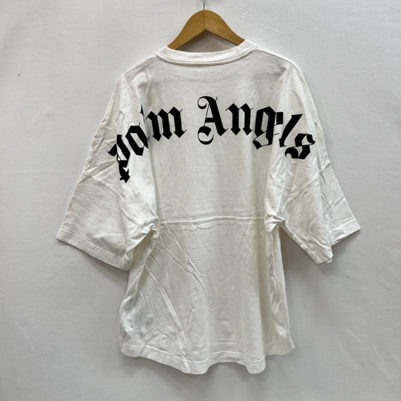 パーム・エンジェルス Palm Angels Tシャツ 半袖 バック ネック ロゴ Tシャツ M 白 / ホワイト / white メンズ USED 古着 中古 50160052