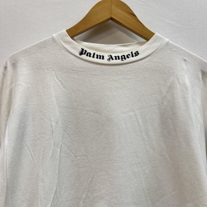 パーム・エンジェルス Palm Angels Tシャツ 半袖 バック ネック ロゴ Tシャツ M 白 / ホワイト / white メンズ USED 古着 中古 50160052