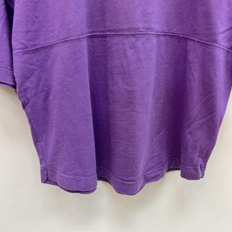 パーム・エンジェルス Palm Angels Tシャツ 半袖 バック ネック ロゴ オーバーサイズ Tシャツ XS 紫 / パープル / purple メンズ USED 古着 中古 50160053