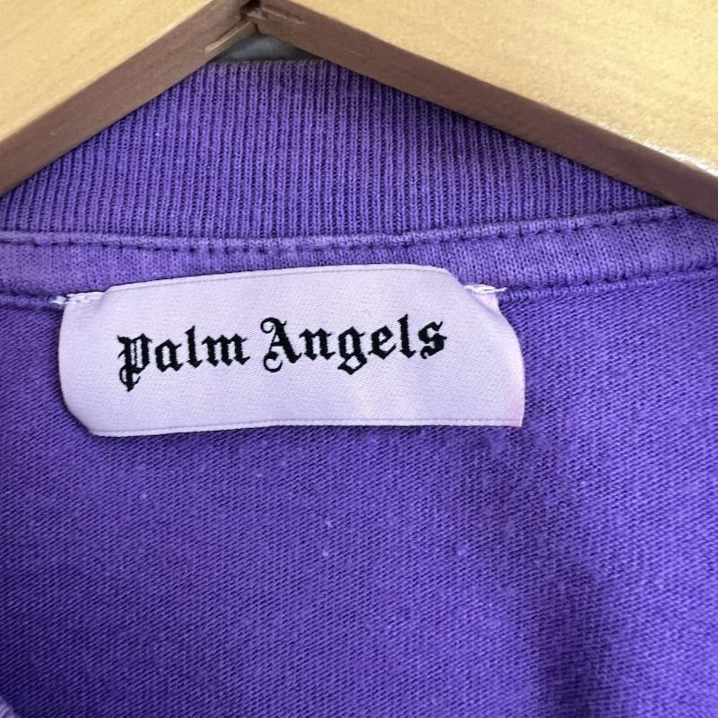 パーム・エンジェルス Palm Angels Tシャツ 半袖 バック ネック ロゴ オーバーサイズ Tシャツ XS 紫 / パープル / purple メンズ USED 古着 中古 50160053