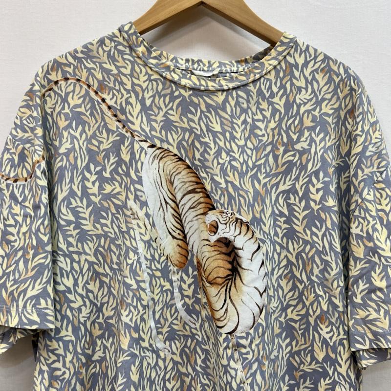 ケンゾー KENZO Tシャツ 半袖 × WWF × タイガービール 虎 タイガープリント Tシャツ XL メンズ USED 古着 中古 50160065