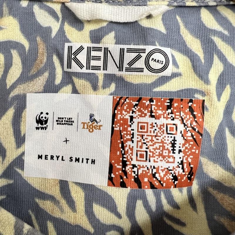 ケンゾー KENZO Tシャツ 半袖 × WWF × タイガービール 虎 タイガープリント Tシャツ XL メンズ USED 古着 中古 50160065
