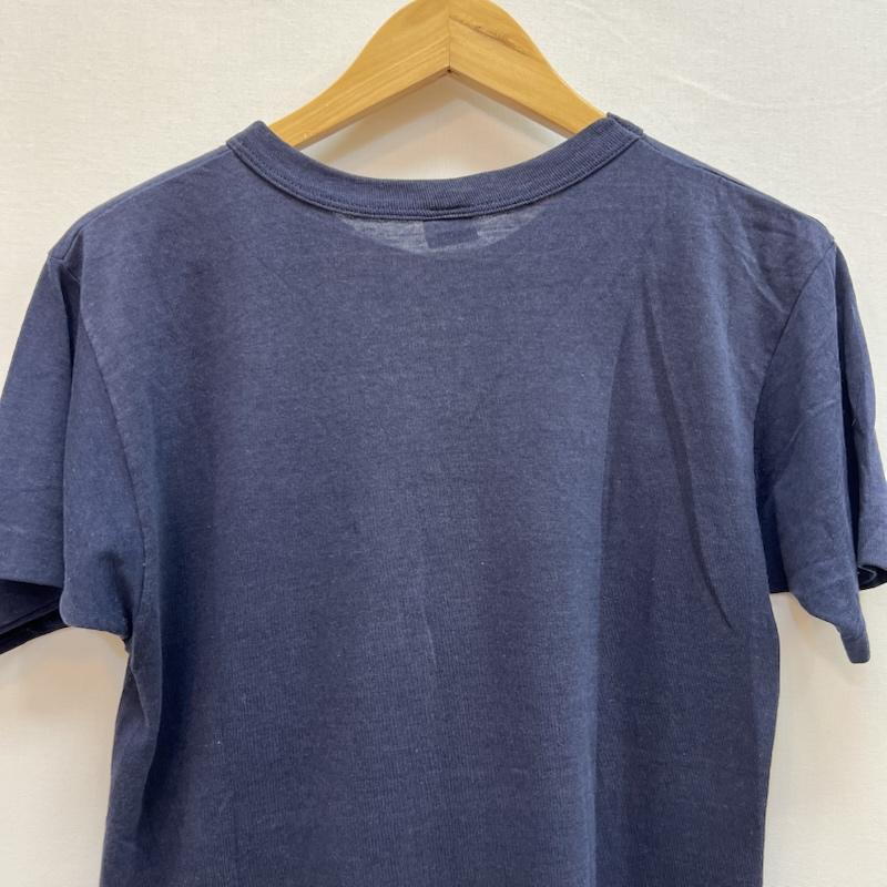チャンピオン Champion Tシャツ 半袖 80s USA製 トリコタグ パンサー ヴィンテージ Tシャツ M 紺 / ネイビー / navy メンズ USED 古着 中古 50160067