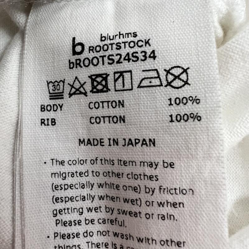古着 USED Tシャツ 半袖 blurhmsROOTSTOCK ブラームスルーツストック Tシャツ 3 白 / ホワイト / white メンズ USED 古着 中古 50160071