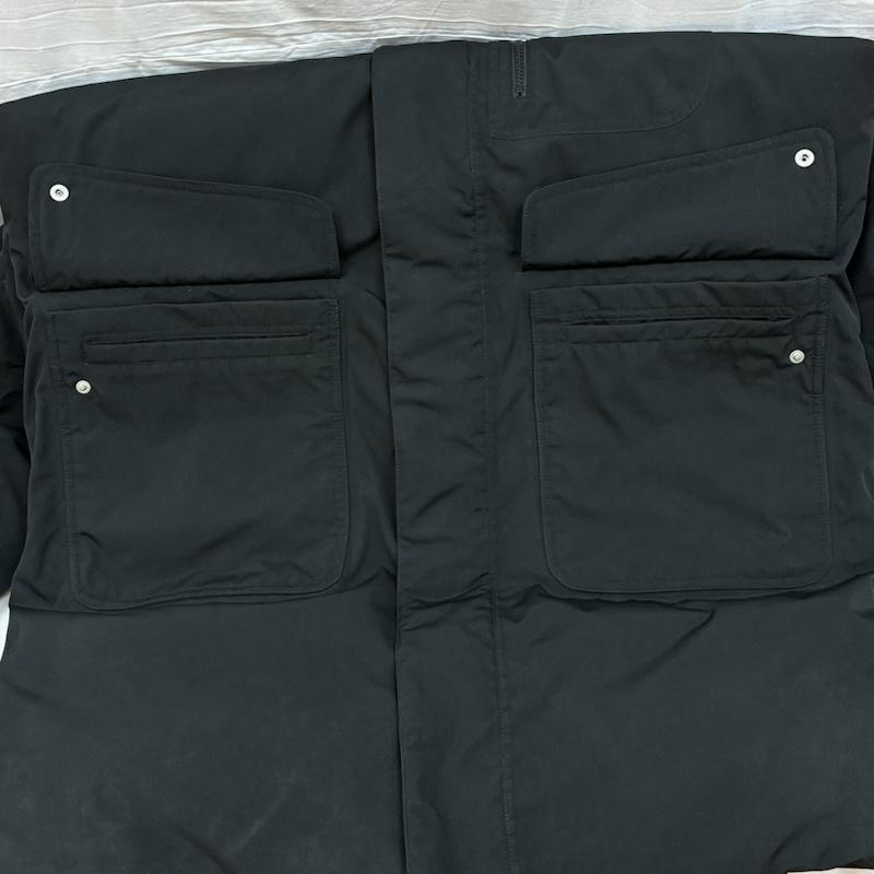 アルマーニ ジーンズ ARMANI JEANS ジャケット、上着 ジャンパー、ブルゾン 中綿 インサレーション ジャケット ロング 2WAY 収納 フード 50 メンズ USED 古着 中古 50160084