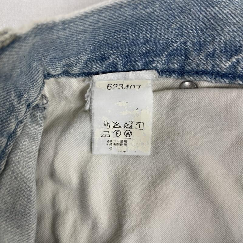 エゴトリッピング EGO TRIPPING パンツ デニム、ジーンズ NEAD DENIM REMAKE ダメージ加工 ストレート デニム パンツ 水色 / ライトブルー / メンズ USED 古着 中古 50160094