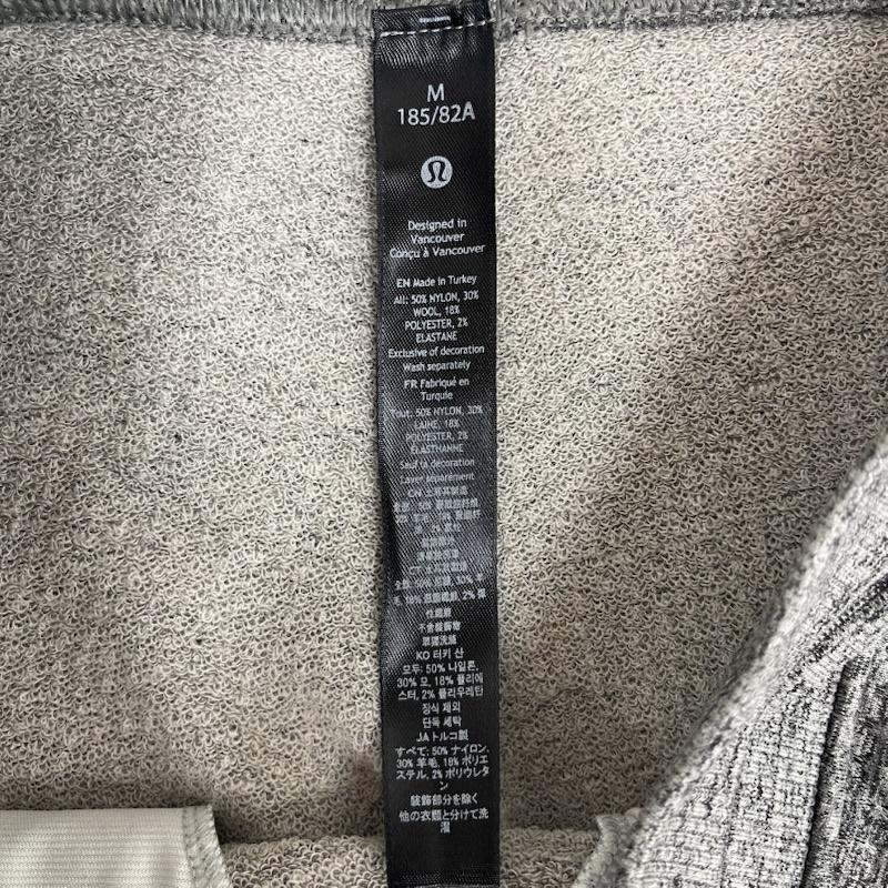 ルルレモン LULULEMON パンツ ワークパンツ、ペインターパンツ Welterweight ジョガー トルコ製 スウェット パンツ M 灰 / グレー / gray メンズ USED 古着 中古 50160096