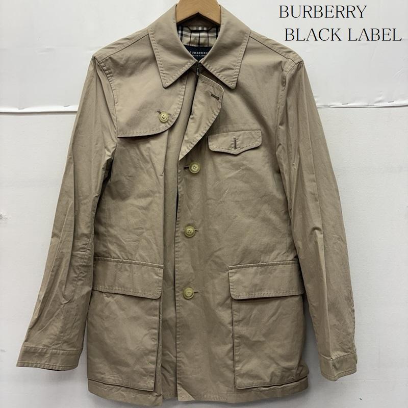 バーバリーブラックレーベル BURBERRY BLACK LABEL コート トレンチコート ミドル丈 裏地 ノバチェック ジャケット トレンチコート BMP43-615-44 M ベージュ / ベージュ / beige メンズ USED 古着 中古 50160103