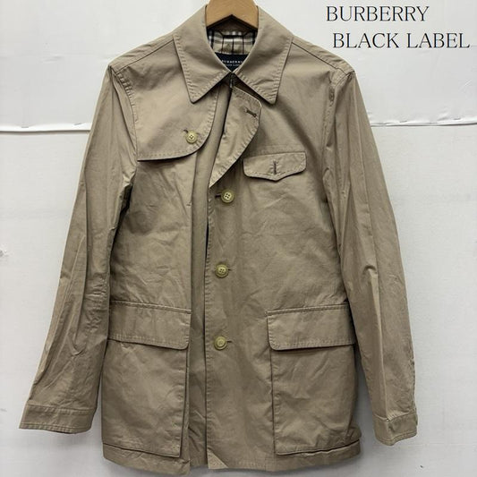 バーバリーブラックレーベル BURBERRY BLACK LABEL コート トレンチコート ミドル丈 裏地 ノバチェック ジャケット トレンチコート BMP43-615-44 M ベージュ / ベージュ / beige メンズ USED 古着 中古 50160103