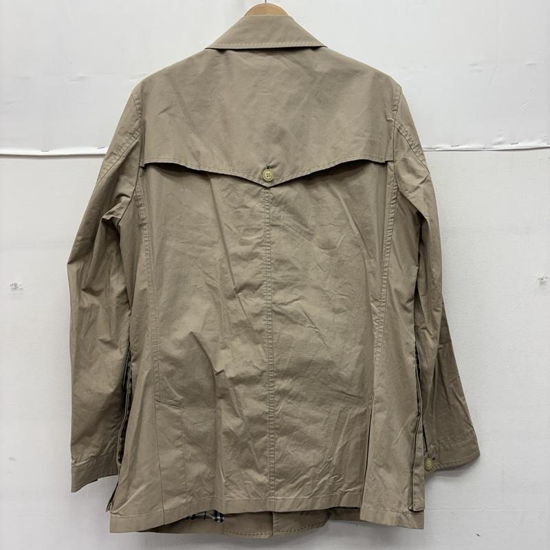 バーバリーブラックレーベル BURBERRY BLACK LABEL コート トレンチコート ミドル丈 裏地 ノバチェック ジャケット トレンチコート BMP43-615-44 M ベージュ / ベージュ / beige メンズ USED 古着 中古 50160103