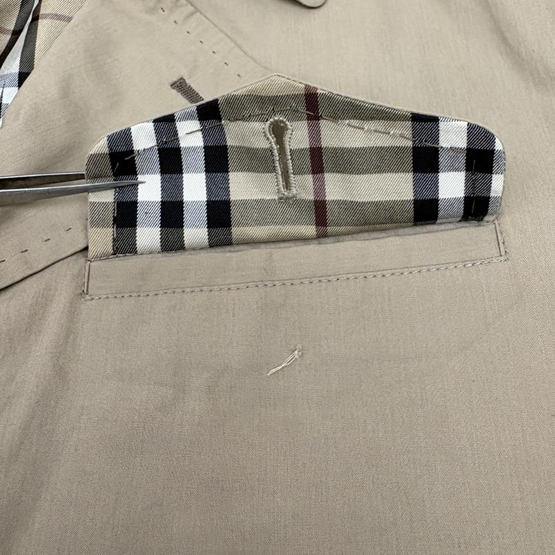 バーバリーブラックレーベル BURBERRY BLACK LABEL コート トレンチコート ミドル丈 裏地 ノバチェック ジャケット トレンチコート BMP43-615-44 M ベージュ / ベージュ / beige メンズ USED 古着 中古 50160103