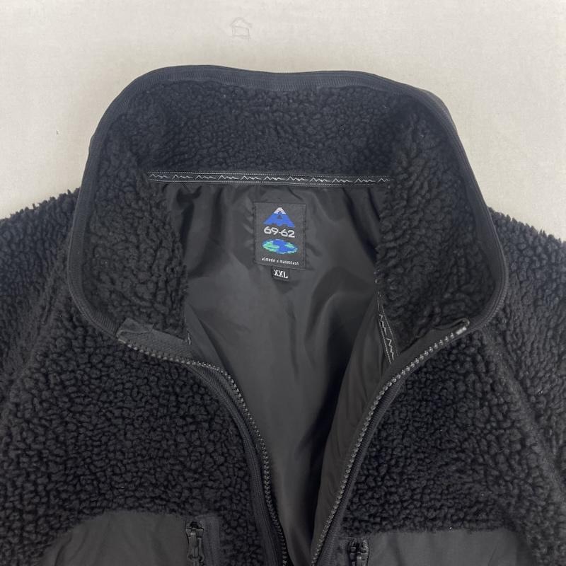 マナスタッシュ MANASTASH ジャケット、上着 ジャンパー、ブルゾン The Almeda Club コラボ ボア ジャケット 792-6152008 XXL 黒 / ブラック / black メンズ USED 古着 中古 50160105