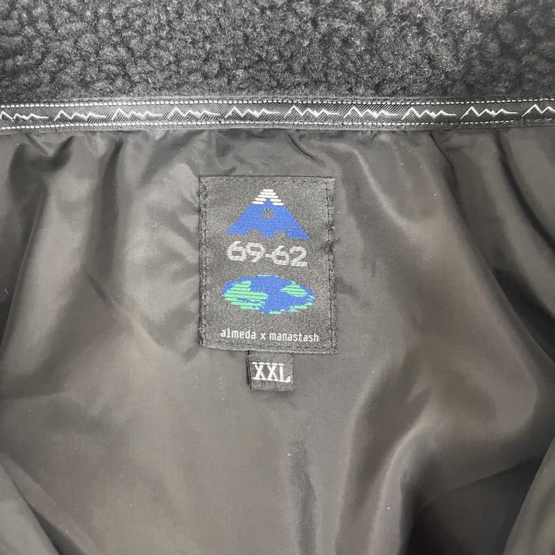 マナスタッシュ MANASTASH ジャケット、上着 ジャンパー、ブルゾン The Almeda Club コラボ ボア ジャケット 792-6152008 XXL 黒 / ブラック / black メンズ USED 古着 中古 50160105