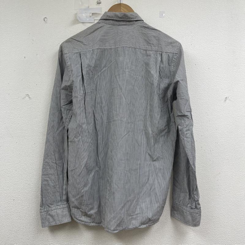 コムデギャルソンオム COMME des GARCONS HOMME シャツ、ブラウス 長袖 日本製 ストライプ 柄 長袖 シャツ ht-b035 XS 灰 / グレー / gray メンズ USED 古着 中古 50160107