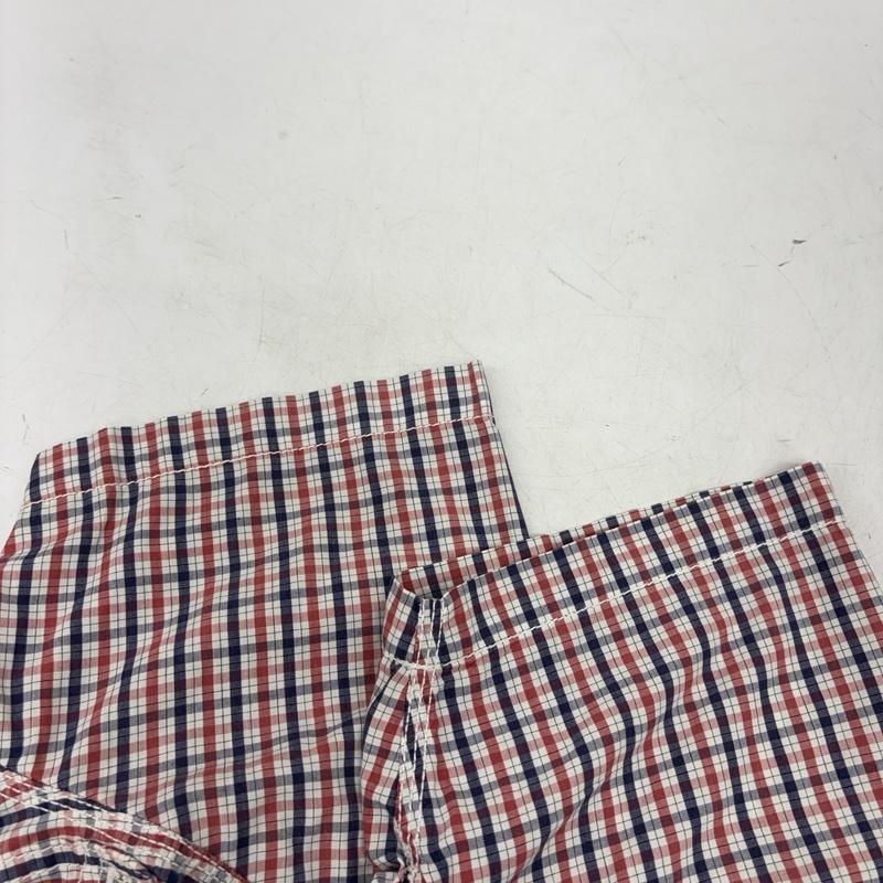 ジュンヤワタナベマン JUNYA WATANABE MAN シャツ、ブラウス 半袖 06ss Ben herman ジッパー ポケット パッカリング チェック 半袖 シャツ WQ-B037 XS 白 / ホワイト / white X 赤 / レッド / red X 青 / ブルー / blue メンズ USED 古着 中古 50160112
