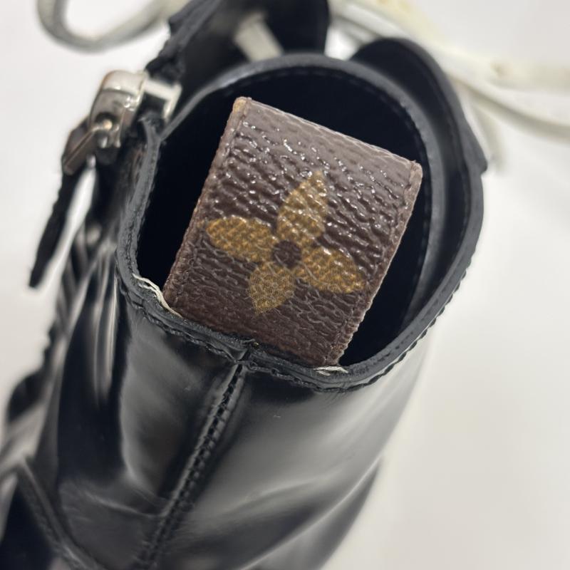 ルイヴィトン LOUIS VUITTON ブーツ ショートブーツ スタートレイル アンクルブーツ サイドジップ サイズ 38 - レディース USED 古着 中古 50160138