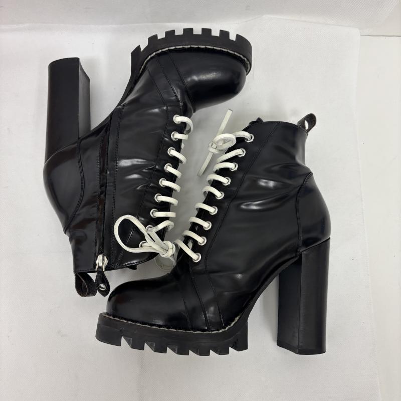 ルイヴィトン LOUIS VUITTON ブーツ ショートブーツ スタートレイル アンクルブーツ サイドジップ サイズ 38 - レディース USED 古着 中古 50160138