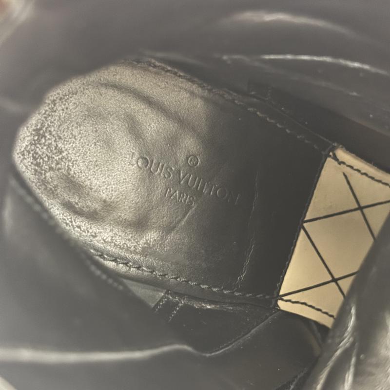 ルイヴィトン LOUIS VUITTON ブーツ ショートブーツ スタートレイル アンクルブーツ サイドジップ サイズ 38 - レディース USED 古着 中古 50160138