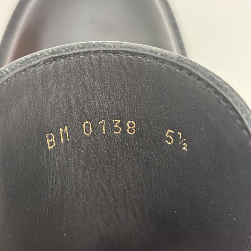 ルイヴィトン LOUIS VUITTON ブーツ 一般 アイスライン アンクルブーツ モノグラム LVサイドプリント US：5.5 黒 / ブラック / black メンズ USED 古着 中古 50160139