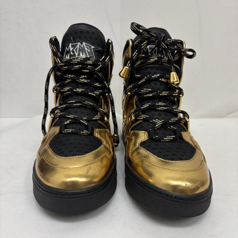 マークバイマークジェイコブス MARC by MARC JACOBS スニーカー スニーカー ハイカットスニーカー ブラック ゴールド M9000426 US：8 レディース USED 古着 中古 50160142