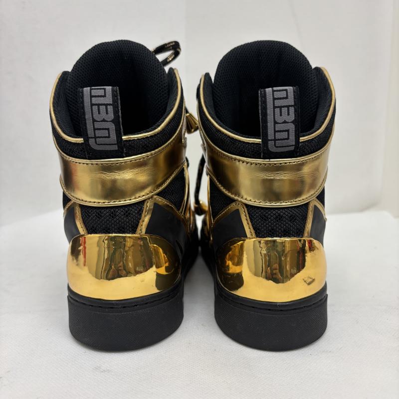 マークバイマークジェイコブス MARC by MARC JACOBS スニーカー スニーカー ハイカットスニーカー ブラック ゴールド M9000426 US：8 レディース USED 古着 中古 50160142